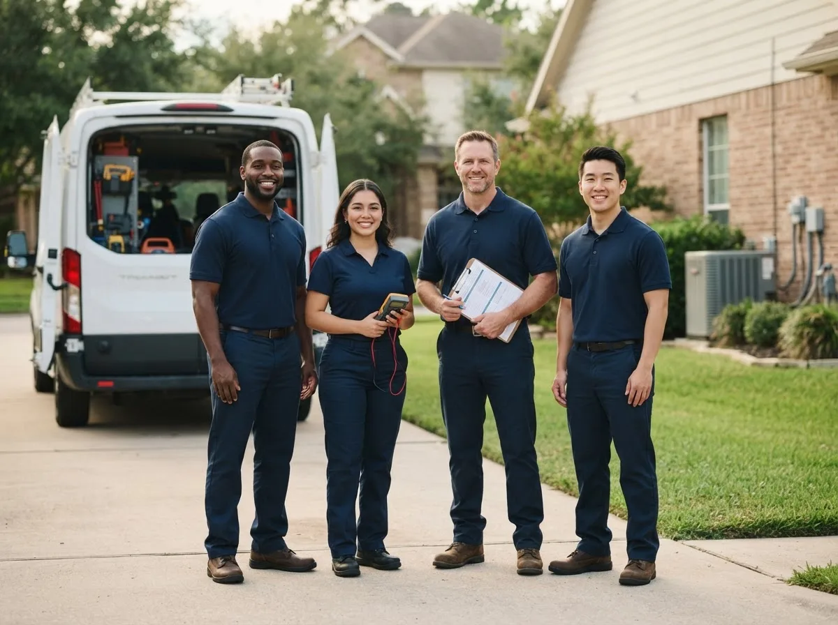 Certified HVAC technician near Leesville, TX